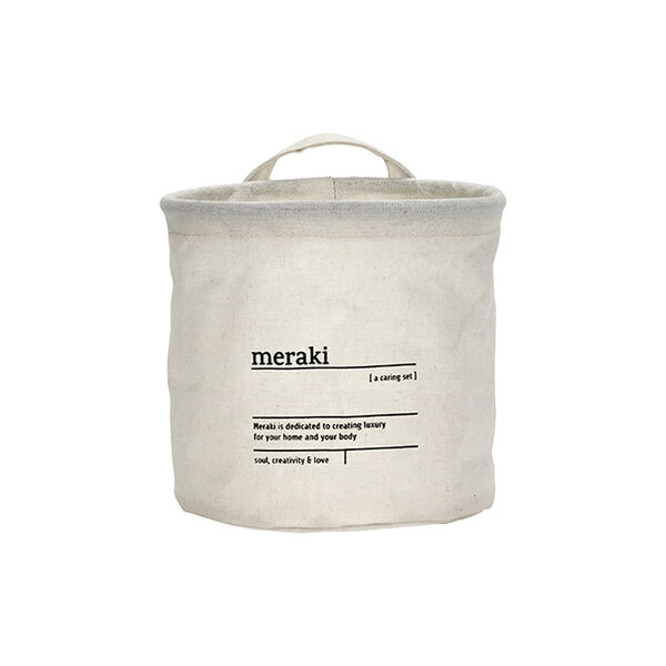MKCaring opbevaringskurv, hvid, Meraki