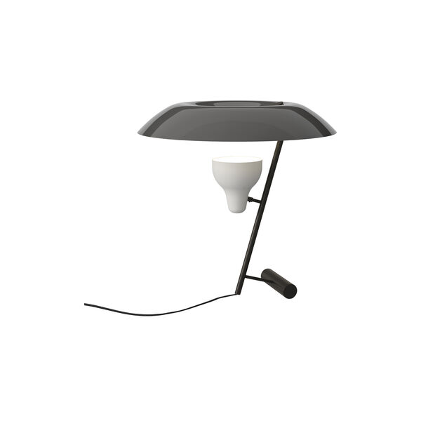 Model 548 Table Lamp, grey/dark burnished brass, Astep