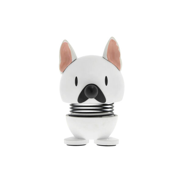 French bulldog, white, Hoptimist