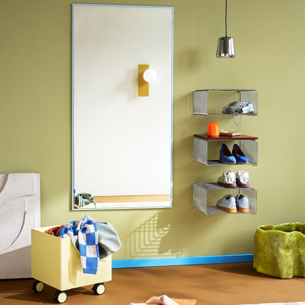 Panton Wire Single halv h&oslash;jde, 43 chrome, Montana Furniture