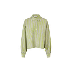 Umekomd shirt, tarragon stripe, Modstr&ouml;m