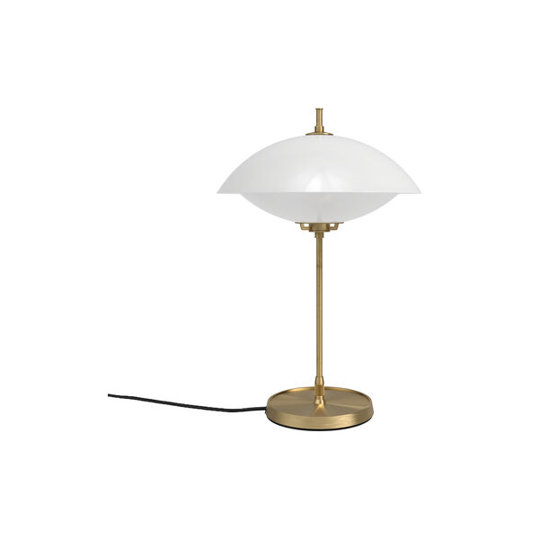 MUSLING™ bordlampe, opal/brass, Fritz Hansen