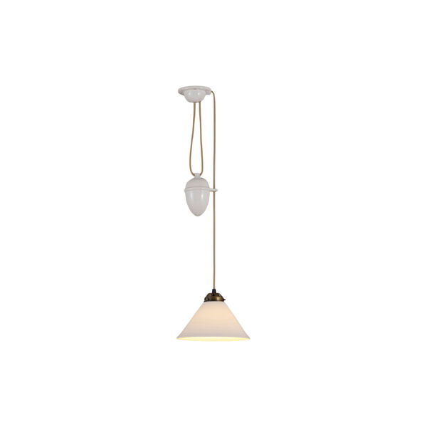 Cobb Rise & Fall Small Pendant, antique brass, Original BTC