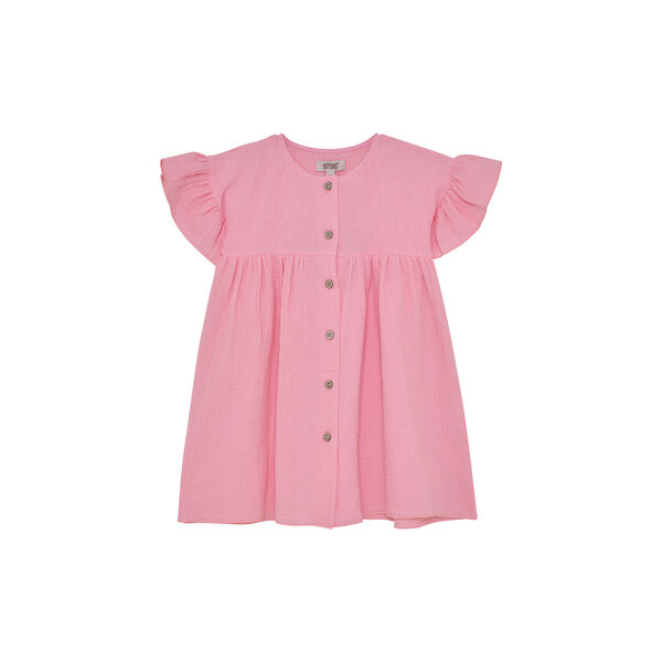 Dress SS Muslin, plumeria, HUTTEliHUT