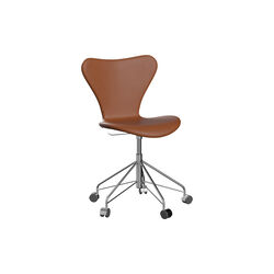 Serie 7™ 3117 fuldpolstret kontorstol, Essential walnut, Fritz Hansen