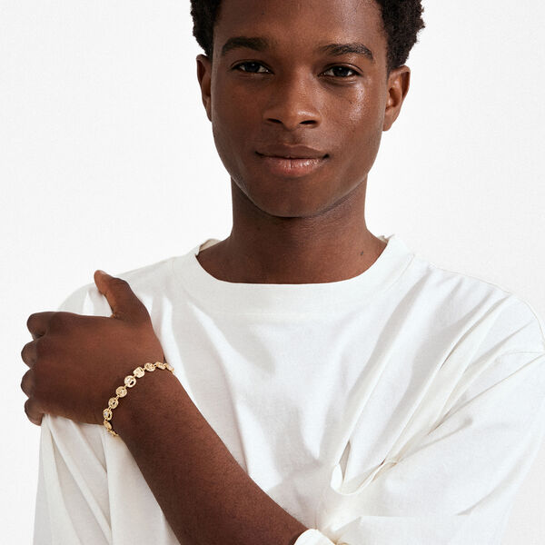 FIRE armb&aring;nd, guldbelagt, Pilgrim