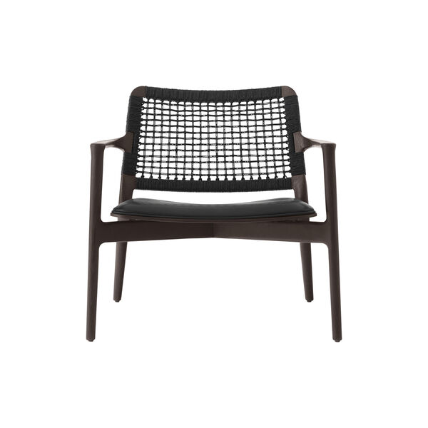 VIPP488 Cabin loungestol, m&oslash;rk eg/sort, Vipp