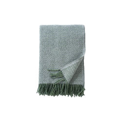 Vito plaid, green, Klippan Yllefabrik