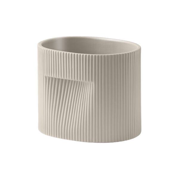 Ridge Planter, beige, Muuto