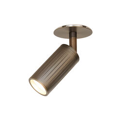 Luminar v&aelig;g-/loftspot, bruneret messing, Rama Lights