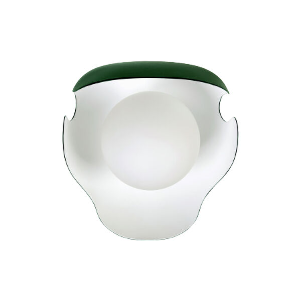 PS38 væglampe, green/brass, ATBO