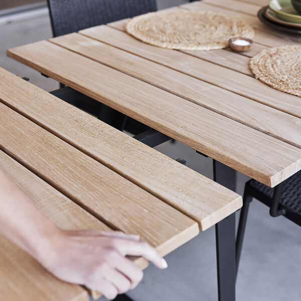 Copenhagen spisebord inkl. 2 till&aelig;gsplader, Cane-line