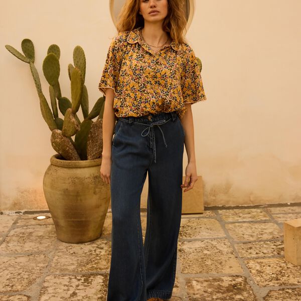 IR Risle Pants, dark blue, Atelier R&ecirc;ve