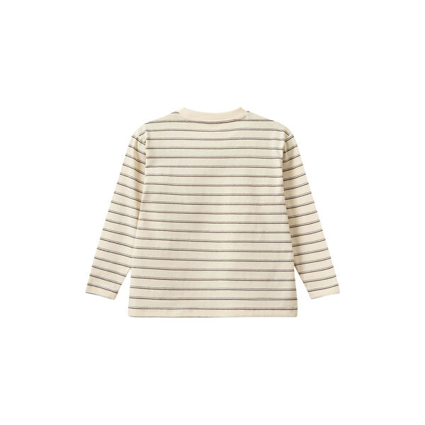 PenillaKB T-shirt Long Sleeve, off white striped, Sofie Schnoor