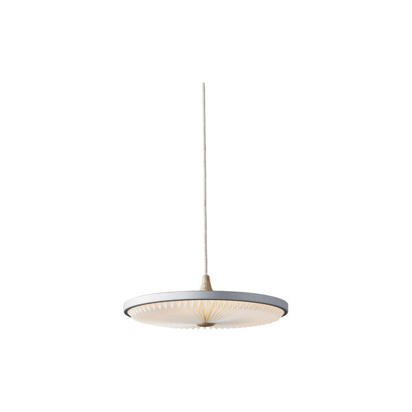 Soleil pendel med standardsk&aelig;rm, silver cloud/eg, LE KLINT