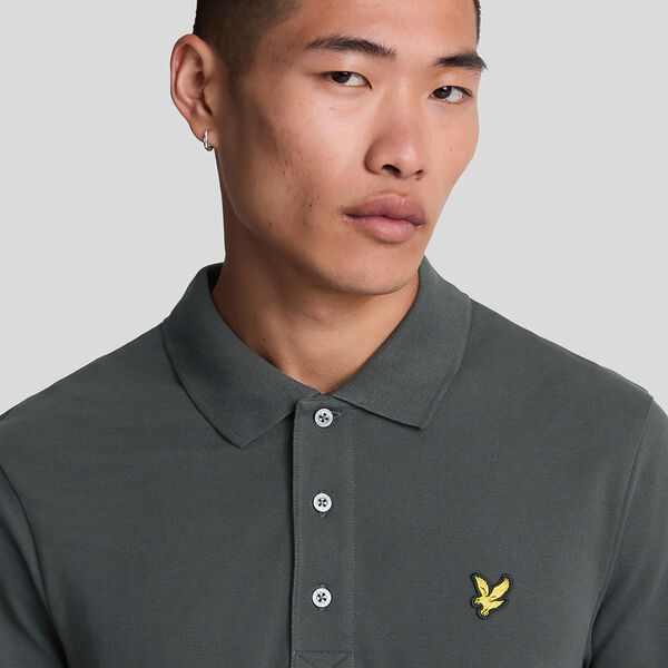 Plain Polo Shirt, gunmetal, Lyle & Scott
