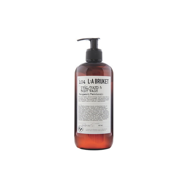 No. 104 Hand & Body Wash, bergamot/patchouli, L:a Bruket