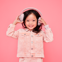 Hush beskyttende høreværn, dusty rose, Kreafunk