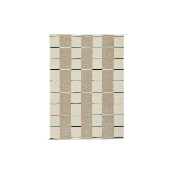 T&aelig;ppe VK-11, gr&aring;/hvid/bl&aring;, NORDICMODERN