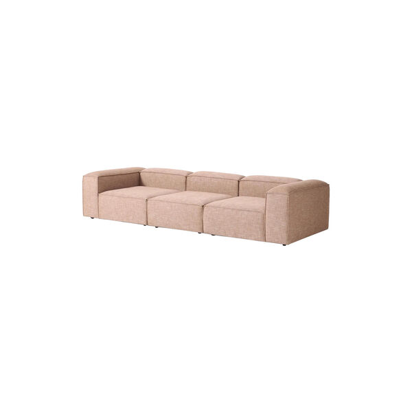 Lennon modulær 4-pers. sofa, linnedblanding rustfarvet, Westwing Collection