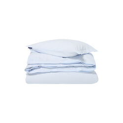 Striped Cotton Sateen Bed Set, blue/white, Lexington