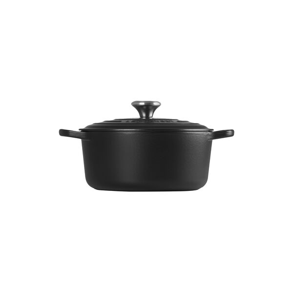 Signature rund st&oslash;bejernsgryde &Oslash; 24 cm, matte black, Le Creuset