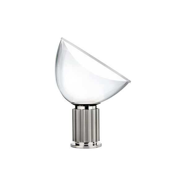 Taccia bordlampe, anodiseret s&oslash;lv, Flos