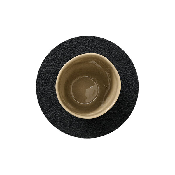 Bull glasbrik Circle, black, LIND DNA