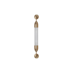 Lemon Squeeze Single Wall Lamp, plated brass, UMAGE