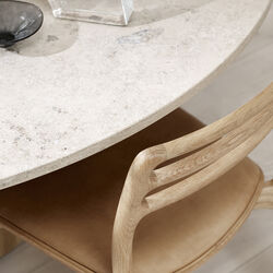 VIPP494 Cabin Round Table, jura grau blau/light oak, Vipp