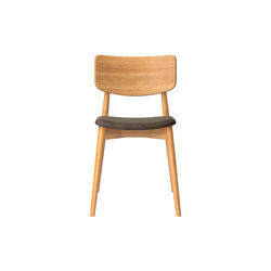 Chiara spisebordsstol, Davos 2179 Umbra/naturolieret eg, Bruunmunch Furniture