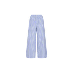 IHFELIA Trousers, blue and white stripes, ICHI