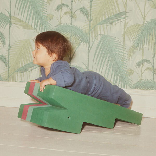 Krokodille L, green gym, bObles