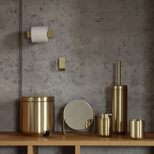 Ume toiletrulleholder, brass, Zone Denmark