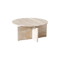 Marisa sofabord, travertin beige, Westwing Collection