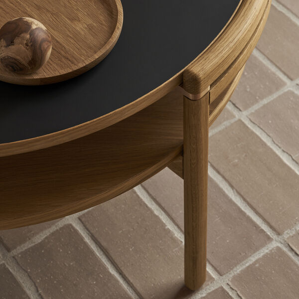 RF1905 Sideways sofabord, olieret eg/sort, Carl Hansen & S&oslash;n