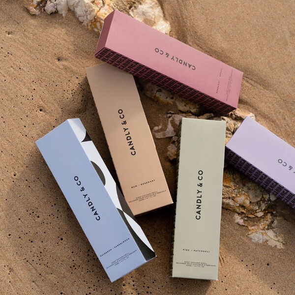 No. 1 Diffuser Refill, Geranium/Incense, Candly & Co