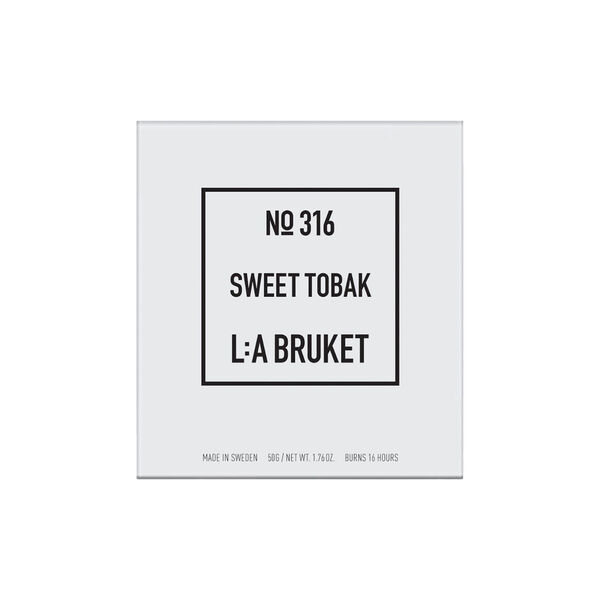 No. 316 Candle, sweet tobak, L:a Bruket