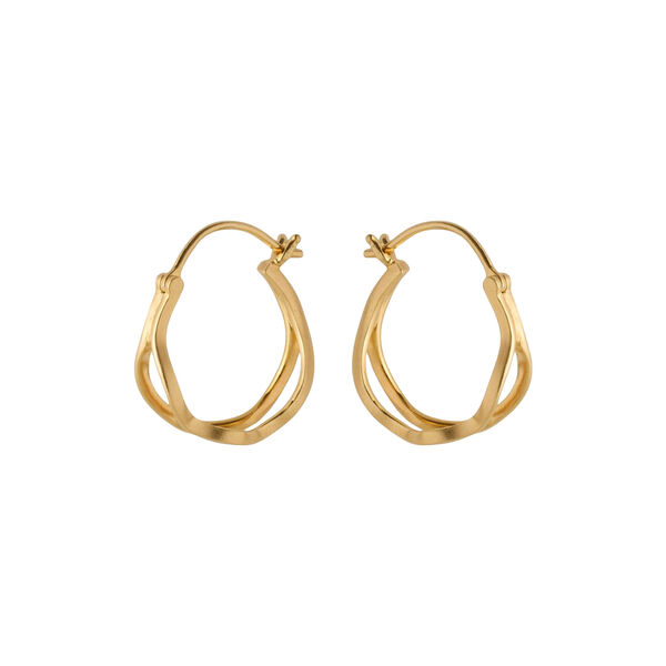 Stream&nbsp;Hoops, forgyldt, Pernille Corydon Jewellery