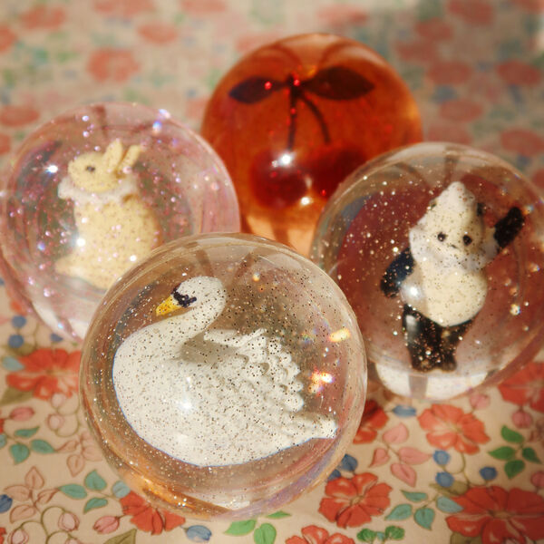 Bouncing Ball Set, cherry/swan Bouncing Ball Set, cherry/swan, Konges Sløjd