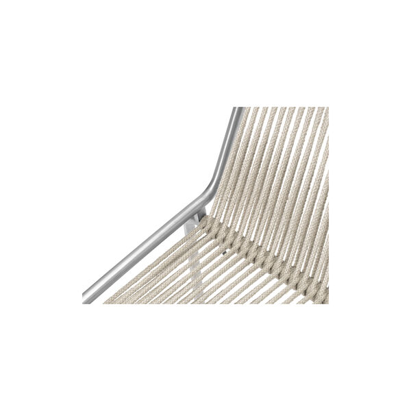 Noel Lounge Chair, steel/nature, Thorup Copenhagen