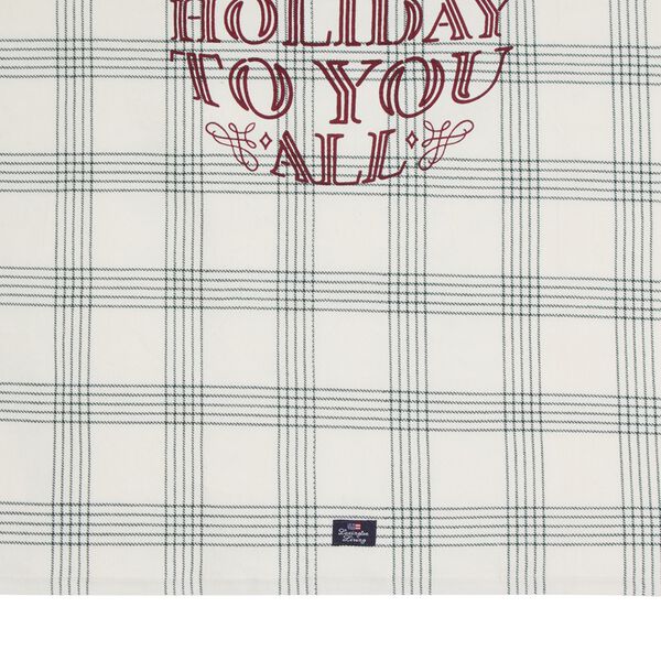 Happy Holiday Kitchen Towel, white/green, Lexington