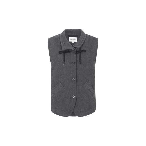 ESBalmi Wool Vest GRS, gray melange, esm&eacute; studios