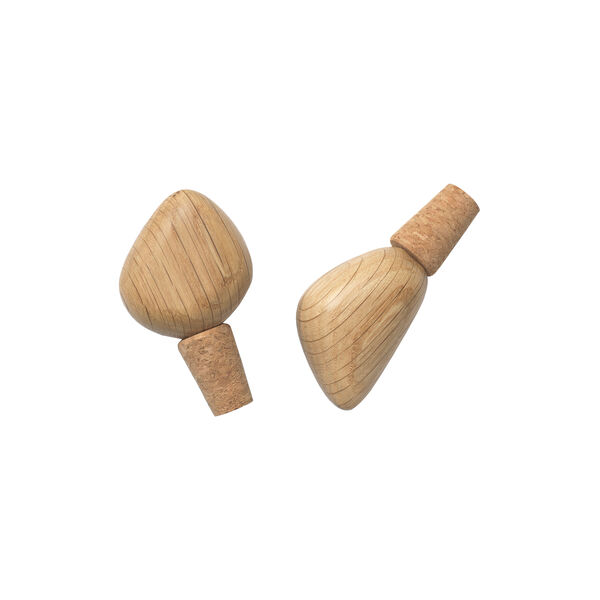 Cairn Wine Stoppers 2 pcs, nature, Ferm Living