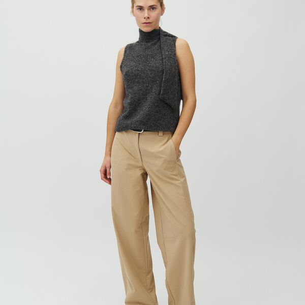 Fine M Knit, dark grey melange, mbyM