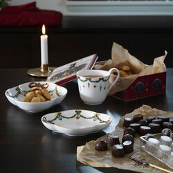 Stjerne Riflet Jul fad 22 cm, Royal Copenhagen