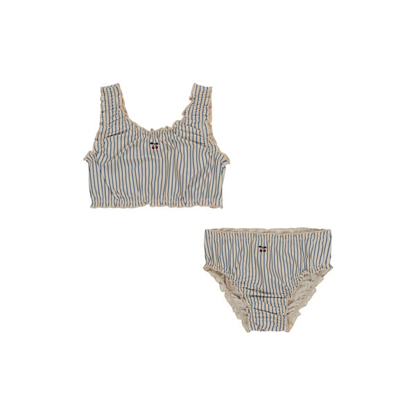 Collette Bikini, blue stripe, Konges Sløjd
