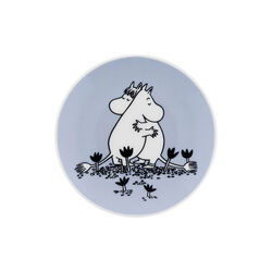 Mumi mini tallerken K&aelig;rlighed, blue, Moomin Arabia