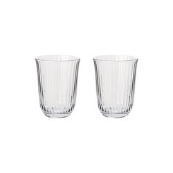 Waves vandglas h&oslash;jt 2 stk., klar, Royal Copenhagen