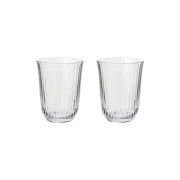 Waves vandglas h&oslash;jt 2 stk., klar, Royal Copenhagen